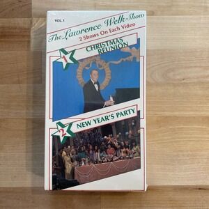 Lawrence Welk Show VHS Vol 1 Christmas Reunion New Year's Party Musical Welk NEW